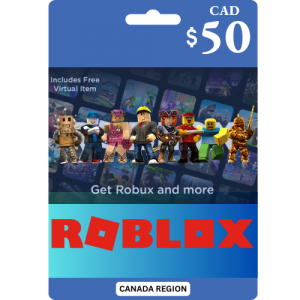 Roblox Canada $50 Canada Dollar (CAD$) - Instant Delivery (Prepaid Only)