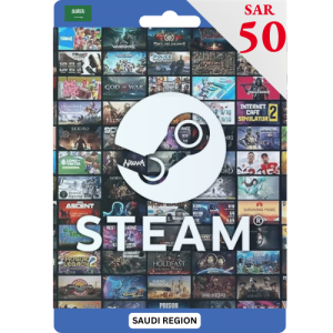 Steam Gift Card - 50 Riyals (SAR) - Instant Delivery (Prepaid Only)