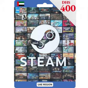 Steam Gift Card - 400 DIRHAM (AED) - Instant Delivery (Prepaid Only)