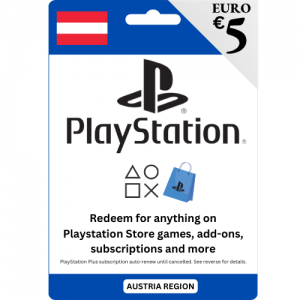 PlayStation Austria  - 5  Euro (€) - Instant Delivery (Prepaid Only