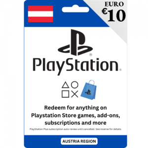 PlayStation Austria  - € 10 Euro (€) - Instant Delivery (Prepaid Only)