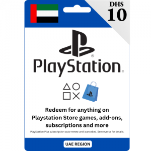 PlayStation UAE - 10 Dirham (AED) - Instant Delivery (Prepaid Only)