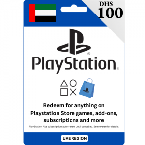 PlayStation UAE - 100 Dirham (AED) - Instant Delivery (Prepaid Only)