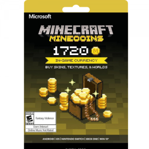 MINECRAFT PACK 1720 Coins  - Instant Delivery (Prepaid Only)