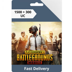 PUBG Mobile 1500 + 300 UC - Instant Delivery (Prepaid Only)