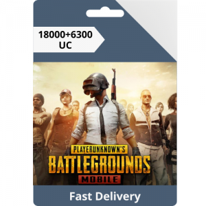 PUBG Mobile 18000+6300 UC - Instant Delivery (Prepaid Only)