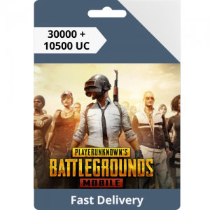 PUBG Mobile 30000 + 10500 UC - Instant Delivery (Prepaid Only)