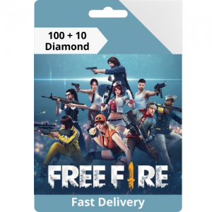 Free Fire 100 + 10 Diamond - Instant Delivery (Prepaid Only)