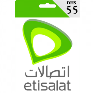 ETISALAT - 55 Dirham (AED) - Instant Delivery (Prepaid Only)