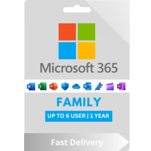 Microsoft 365 Family - Instant Delivery (Prepaid Only)