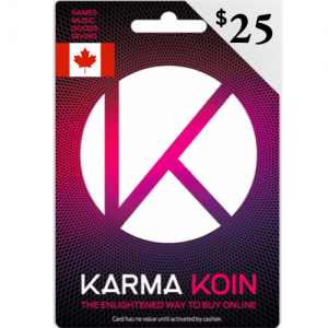 Karma Koin Canada - 25 (CAD$) -  Instant Delivery (Prepaid Only)